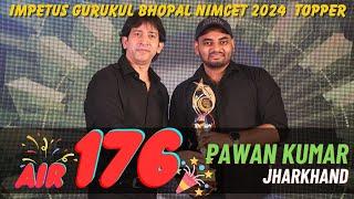 NIMCET 2024 Topper Pawan Kumar AIR - 176th | Meet NIMCET 2024 Topper of Impetus Gurukul