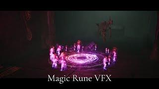 Unreal Engine Magic Rune VFX Demo Render 2 / VRhinoFX