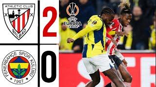 FENERBAHÇE-ATHLETIC BILBAO (0-2) MAÇ ÖZETI  UEFA AVRUPA LIGI 6.Hafta 2025