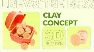 Lunar New Year 3D Blender - Clay Concept - Part 1 - Tutorial