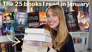 The 25 books I read in January  January reading wrap up