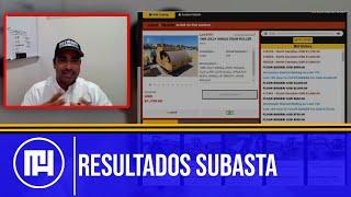 Resultados Subasta lloyd Meekins Compactadores Maquinaria Machinery Hunters