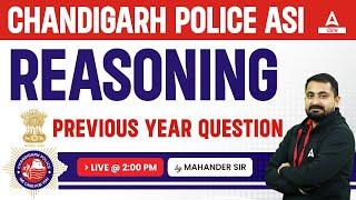 Chandigarh ASI 2023 | Reasoning | Previous Year Question |By Mahander Sir