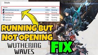 Wuthering waves running but not launching Fix