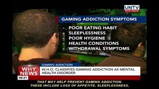 WHO classifies gaming addiction as mental health disorder