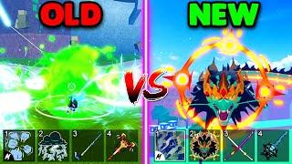 I Bounty Hunted With OLD VS NEW Blox Fruits PvP Builds!