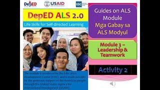 Video 84- ALS Module 3-Leadership & Teamwork-Activity 2 | Guides & Sample Answers