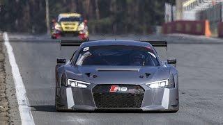 4x Audi R8 LMS Ultra, 991 cup, Leon TCR, Golf TCR testing (2017-03-16 Zolder)