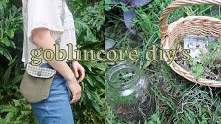 GOBLINCORE DIY'S | cottagecore, fairycore, goblincore, fall aesthetic diy's