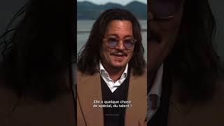 Johnny Depp speaking about Lily-Rose and Jack Depp at the Cannes Film Festival in May, 2023