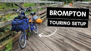 Brompton Touring Setup | Self-Supported Touring | 600+ KM Erie Canal Trail