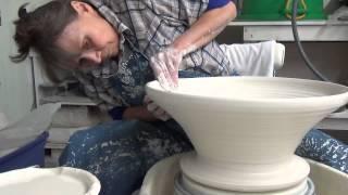 Porcelain techniques on the potters wheel - Porcelain By Antoinette