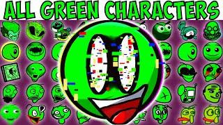 ALL GREEN CHARACTERS | FNF Character Test | Gameplay VS Playground