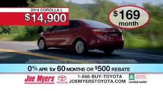 Big Savings at Joe Myers Toyota