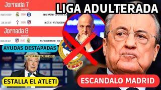  ESCANDALO MADRID! DESTAPAN AYUDAS de LALIGA CONFIRMANDO FAVORES del CALENDARIO! EXPLOTA EL ATLETI