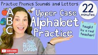 Learn to Read & Write with Upper Case Alphabet Practice | Science of Reading