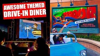 Crazy Sci-Fi Inspired Diner! • SCI-FI DINE-IN Theater Restaurant Dining Review