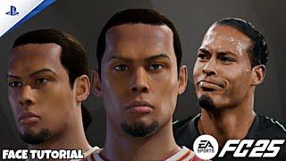 How To Make VIRGIL VAN DIJK in EA FC 25 (Face Tutorial)