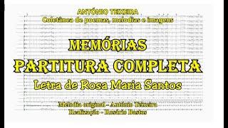 1331 MEMÓRIAS (Partitura Completa) 4k–compositor António Teixeira / Cabeceiras de Basto / Coletânea