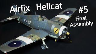 Supersize 1/24 Airfix Grumman F6F-5 Hellcat Build & Review! Final Assembly - Part 5