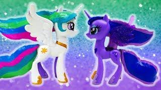 Princess Celestia and Princess Luna Split - MLP Custom Pony Transformation