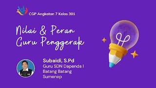 Ruang Kolaborasi Modul 1.2Pembuatan Karya  berdasarkan nilai dan peran calon guru penggerak