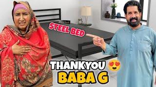 BaBa G Ordered A STEEL BED! ️ For Raja G  | BIG THANK YOU  | BaBa Food RRC Vlogs