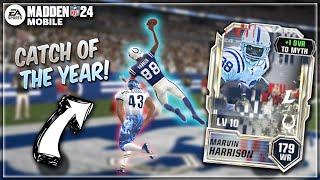 MYTHIC HARRISON MAKE CATCH OF THE YEAR!! MADDEN MOBILE 24 MYTHIC LEGENDS GAMEPLAY!!