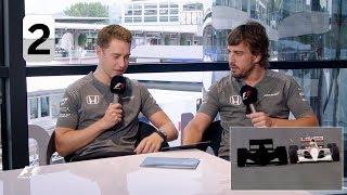 McLaren's Fernando Alonso and Stoffel Vandoorne | F1 Grill The Grid