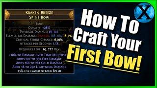Path of Exile How to Craft a Basic Lightning Arrow, TS, or Ele Poison SA Bow