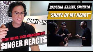 Barsena, Karina,  Simhala - Shape Of My Heart [Backstreet Boys] | SINGER REACTION