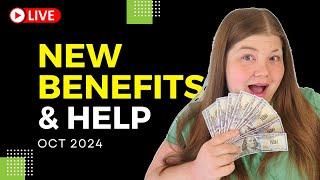 Don't Miss Out! New Benefits & Programs You NEED to Know (All 50 States) | October 2024 Update