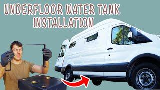 Simple DIY Water Tank Brackets (NO WELDING) | Ford Transit Conversion