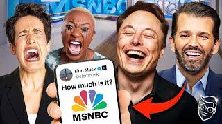 Elon Shocks World: Announces He Is BUYING MSNBC!? Internet Rejoices, Libs On Suicide Watch: 