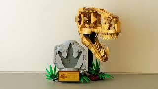 01 Elio' s Brick World  -  Lego Jurassic World Dinosaur Fossils T-Rex Skull 76964