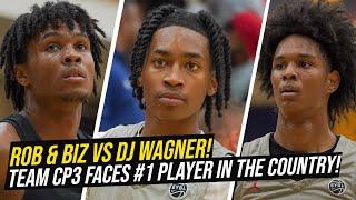 Rob Dillingham, Aden Holloway And Team CP3 vs #1 PLAYER IN THE COUNTRY DJ Wagner! GETS INTENSE! 