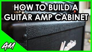 How to Build a Guitar Amp Cabinet (DIY with minimal tools)