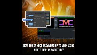 How to connect EasyWorship to Vmix Using NDI