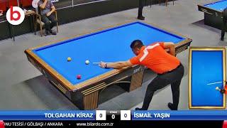 TOLGAHAN KİRAZ vs İSMAİL YAŞIN | 3 Cushion Billiards Championship STAGE 1 - A - 2024 ANKARA 당구