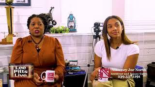 LaShaun Middlebrooks, Fort Myers CRA, introduces  Shani Stinson  on Lee Pitts Live on FOX 4
