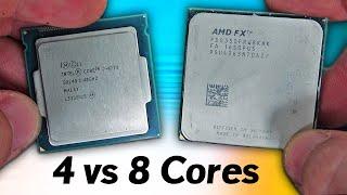 i7 4770 vs FX 8350 - 4 Cores vs 8 Cores a DECADE Later.