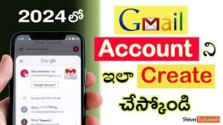 How to create gmail account in telugu, 2024, google account, email id, create new gmail account