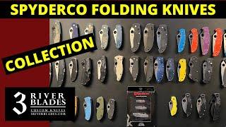 My SPYDERCO Folding Knives Collection