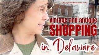 Vintage and Antique Shopping in Delaware Shop with Me!