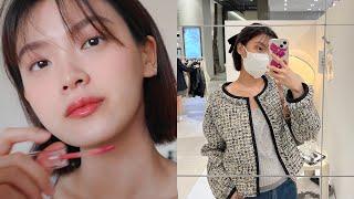 봄과 어울리는 소프트한 컬러들로 수다 GRWM / 소프트서울 팝업 갈 준비 / 나의 스트레스 해소법, 좋아하는 브러쉬 추천, 피어싱 etc.