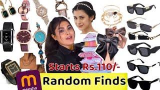 Huge Random Finds From Meesho ️|| Watches, Sunglasses ️, Jewellery, Hair accessories and more