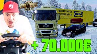 Pracuję dla IKEA i zarobiłem 300.000 PLN! *koniec długów*  Euro Truck Simulator 2 (Mody)