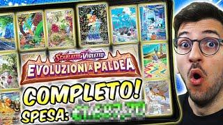 COMPLETO il MASTERSET più GRANDE di SCARLATTO e VIOLETTO - Evoluzioni a Paldea - Carte Pokemon