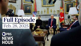 PBS News Hour full episode, Feb. 28, 2025