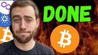 BITCOIN - IT’S ABOUT TO STOP!